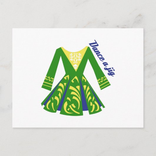 Dance a Jig Postkarte (Vorderseite)