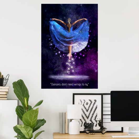 Dance a Universell Language Poster (Heimbüro)