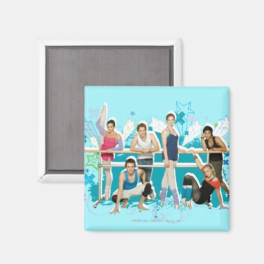Dance Academy Cast Graphic Magnet (Vorderseite/Rückseite)
