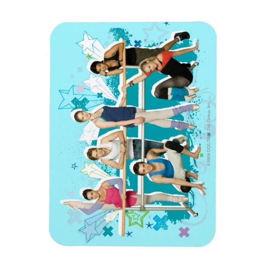 Dance Academy Cast Graphic Magnet (Vertikal)