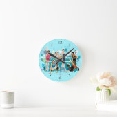 Dance Academy Cast Graphic Runde Wanduhr (Zuhause)
