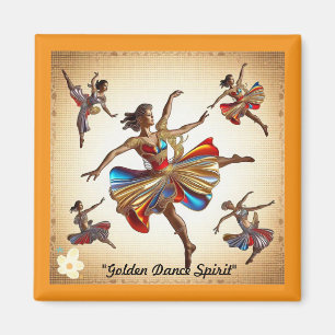 "Dance and Music Unite" Magnet