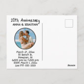 *~* Dance AP48 FOTO Einladender Drache Dino Postka Postkarte (Rückseite)