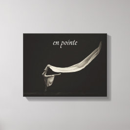 Dance Art Ballet en pointe Dancer Leinwanddruck