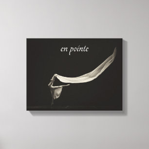 Dance Art Ballet en pointe Dancer Leinwanddruck