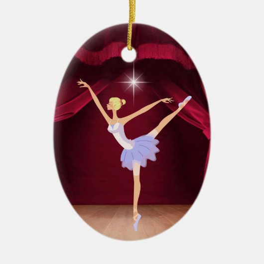 Dance Ballerina - SRF Keramik Ornament (Vorne)
