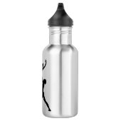 Dance Ballet Couple Metal Water Flasche Trinkflasche (Rechts)