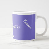 DANCE benutzerdefinierte Tasse für Monogramm und F (Rechts)