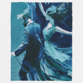 Dance Between Motion And Silence Fleecedecke (Vorderseite)