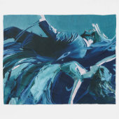 Dance Between Motion And Silence Fleecedecke (Vorderseite (Horizontal))