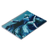 Dance Between Motion And Silence Notizblock (Linke Seite)