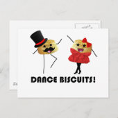 Dance Biscuits!!! Postkarte (Vorne/Hinten)