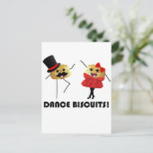 Dance Biscuits!! Postkarte (Stehend Vorderseite)