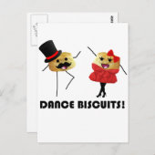 Dance Biscuits!! Postkarte (Vorne/Hinten)