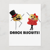Dance Biscuits!! Postkarte (Vorderseite)