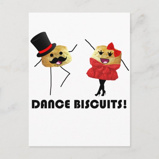 Dance Biscuits!! Postkarte (Vorderseite)
