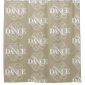 Dance Blüh Duschvorhang (Vorderseite)