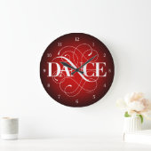Dance Blühte Large Clock Große Wanduhr (Zuhause)