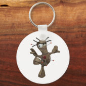 Dance Brown Voodoo Doll Key Ring Schlüsselanhänger (Vorderseite)