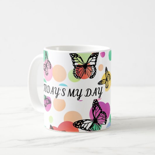 Dance butterflies Garden Kaffeetasse (Vorderseite Links)