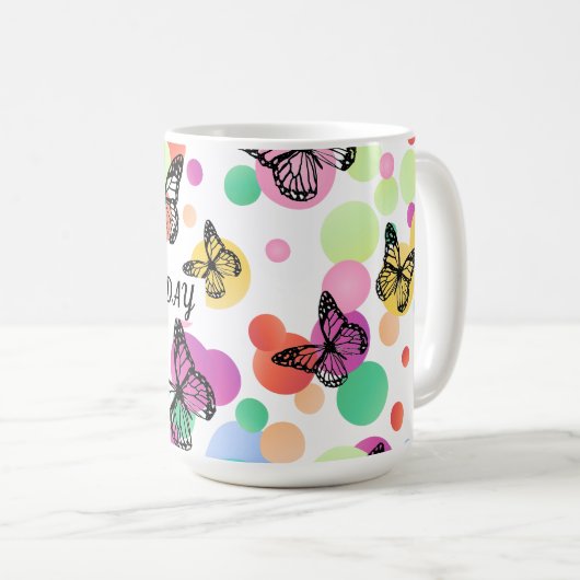 Dance butterflies Garden Kaffeetasse (VorderseiteRechts)