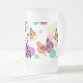 Dance butterflies Garden Mattglas Bierglas (VorderseiteRechts)