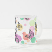 Dance butterflies Garden Mattglastasse (VorderseiteRechts)