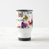 Dance butterflies Garden Reisebecher (Mittel)