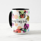 Dance butterflies Garden Tasse (Vorderseite Links)