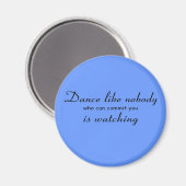 Dance Button Magnet (Vorderseite/Rückseite)