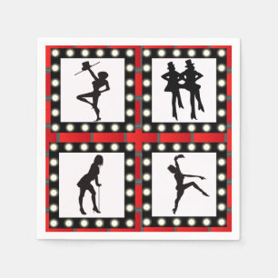 Dance Cabaret Showgirls tanzen Serviette