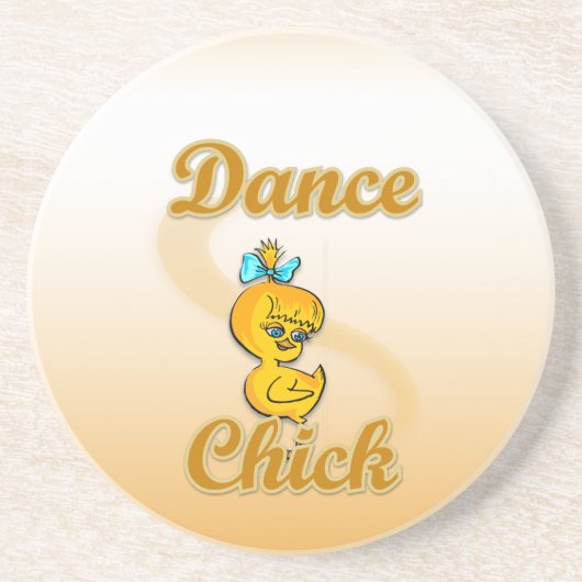 Dance Chick Getränkeuntersetzer (Vorne)