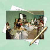 Dance Class Ballerinas Edgar Degas Postkarte