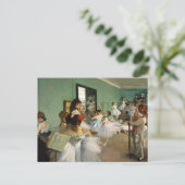 Dance Class Ballerinas Edgar Degas Postkarte (Stehend Vorderseite)