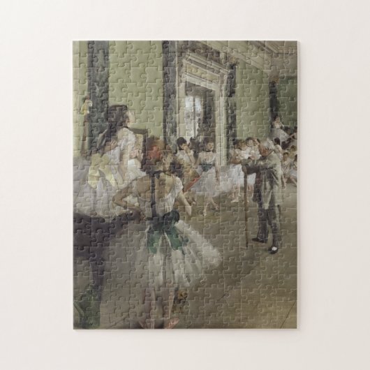 Dance Class Ballet - Edgar Degas Malerei Puzzle (Vertikal)