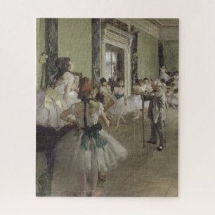 Dance Class Ballet - Edgar Degas Painting Puzzle