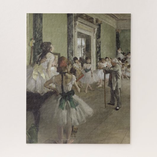 Dance Class Ballet - Edgar Degas Painting Puzzle (Vertikal)
