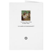 Dance Class by Degas, Vintager Impressionismus Bal (Hinten)