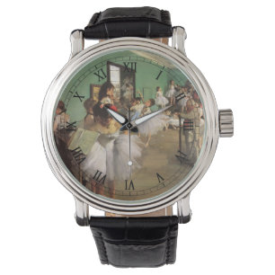 Dance Class by Degas, Vintager Impressionismus Bal Armbanduhr