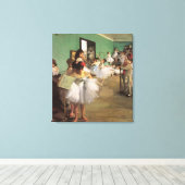 Dance Class by Degas, Vintager Impressionismus Bal Leinwanddruck (Insitu (Holzboden))