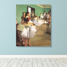 Dance Class by Degas, Vintager Impressionismus Bal Leinwanddruck