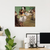 Dance Class by Degas, Vintager Impressionismus Bal Poster (Heimbüro)