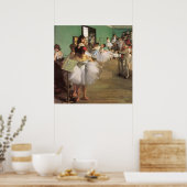 Dance Class by Degas, Vintager Impressionismus Bal Poster (Küche)