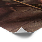 Dance Class by Degas, Vintager Impressionismus Bal Poster (Ecke)