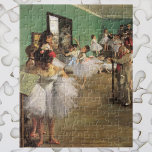 Dance Class by Degas, Vintager Impressionismus Bal Puzzle<br><div class="desc">Die Tanzklasse (1874) von Edgar Degas ist ein Vintager Impressionist, der sich mit der Kunst beschäftigt. Der berühmte Tanzmeister Jules Perrot führt den Unterricht in einer Probe in der alten Pariser Oper durch. Ein Schulzimmer mit Balletttänzerinnen, Ballerinen und ihrem Tanzlehrer mit einem großen Spiegel an der Wand. Über den Künstler:...</div>