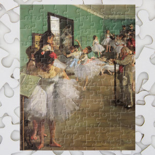 Dance Class by Degas, Vintager Impressionismus Bal Puzzle