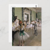 Dance Class Edgar Degas Postkarte (Vorne/Hinten)
