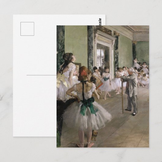 Dance Class Edgar Degas Postkarte (Vorne/Hinten)