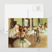 Dance Class Postcard 2 Postkarte (Vorne/Hinten)