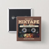 Dance Classics Mixtape Sommerhits der 00er Button (Vorne & Hinten)